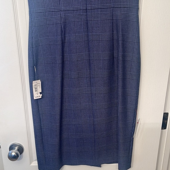 Boss Dechesta Plaid Seamed Sheath Dress - Brand New - Sz 6 - Picture 8 of 9